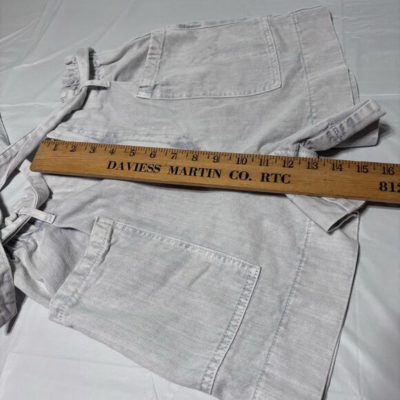 Pilcro and the Letterpress Women's Slim Boyfriend Shorts Size 27 Light Blue wash - Picture 12 of 13